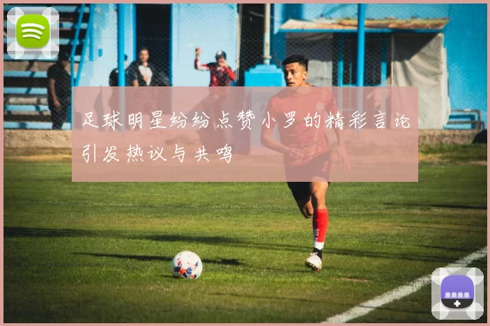 足球明星纷纷点赞小罗的精彩言论引发热议与共鸣