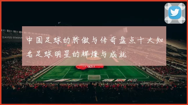 中国足球的骄傲与传奇盘点十大知名足球明星的辉煌与成就