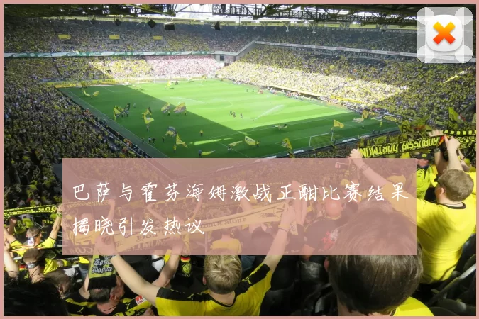 巴萨与霍芬海姆激战正酣比赛结果揭晓引发热议