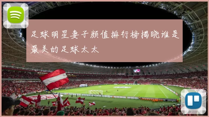 足球明星妻子颜值排行榜揭晓谁是最美的足球太太